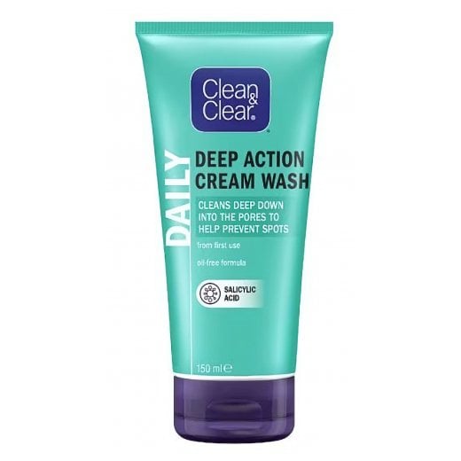 Clean & Clear  Deep Action Cream Wash 150ml