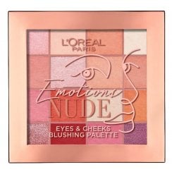 L'Oreal Emotions Nude Eyes & Cheeks Blushing Palette - 01