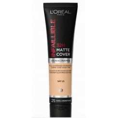 L'Oreal Infaillible 32HR Matte Cover Foundation - 25 Cool Undertone