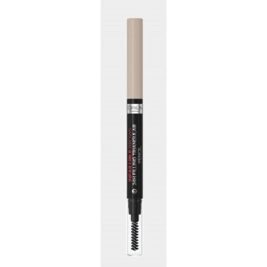 L'Oreal  Infaillible Brows 24HR Filling Triangular Pencil - 8.0 Light Cool Blonde