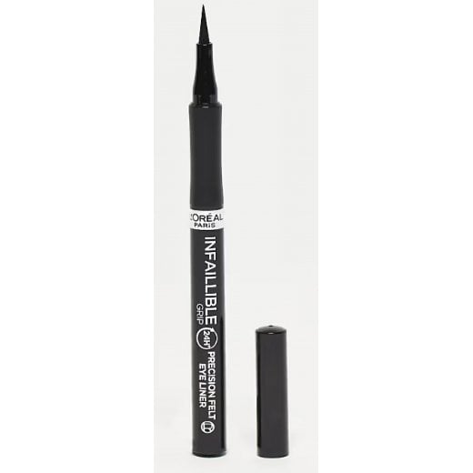 L'Oreal  Infallible Precision Felt Eyeliner - 01 Black