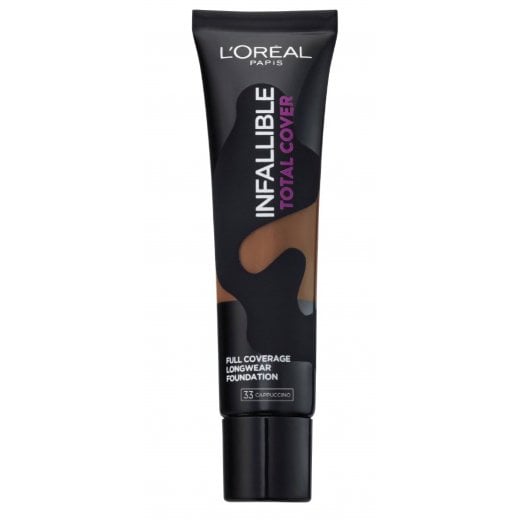 L'Oreal  Infallible Total Cover Foundation - 33 Cappuccino