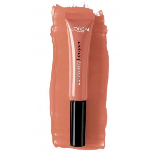 L'Oreal  Lip Paint Lacquer - 101 Gone With The Nude