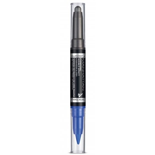 Manhattan  Eyemazing Double Effect Eyeshadow & Liner - 004 Cobalt Storm 