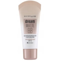 Maybelline Dream Matte BB Beauty Balm and Mattifying Primer 30ml - Light Medium