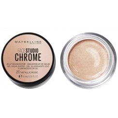 Maybelline Face Studio Chrome Jelly Highlighter - 20 Metallic Rose