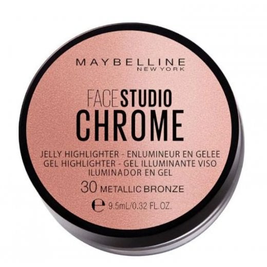 Maybelline  Face Studio Chrome Jelly Highlighter - 30 Metallic Bronze