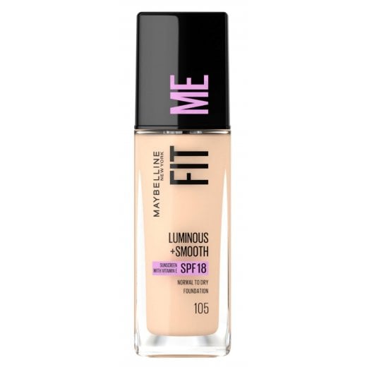 Maybelline  Fit Me Liquid Foundation - 105 Natural Ivory
