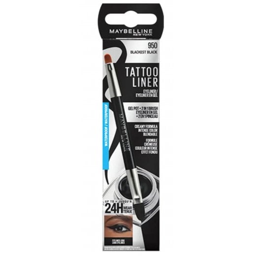 Maybelline  Tattoo Liner Gel Pot Eyeliner - 950 Blackest Black 
