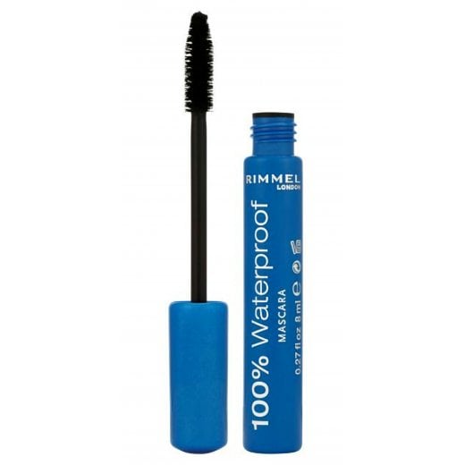 Rimmel  100% Waterproof Mascara - 001 Black Black