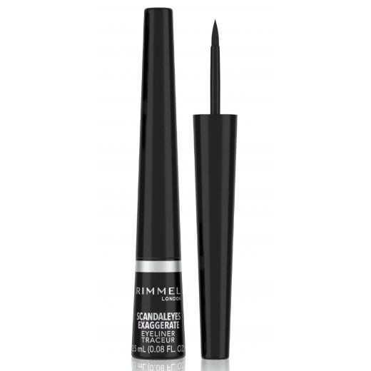 Rimmel  Scandaleyes Exaggerate Liquid Eyeliner - 001 Black