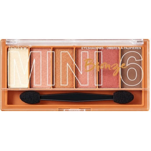 Technic  Mini 6 Eyeshadow Palette - Bronze