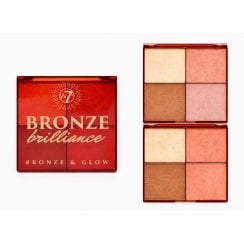 W7 Bronze Brilliance Bronze & Glow Palette